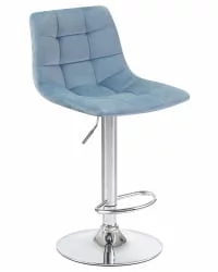 Барный стул DOBRIN TAILOR Пудрово-голубой велюр MJ9-74