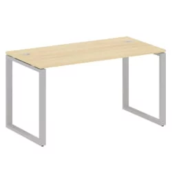 Стол письменный на О-образном м/к METAL SYSTEM БО.СП-3 Акация/Серый