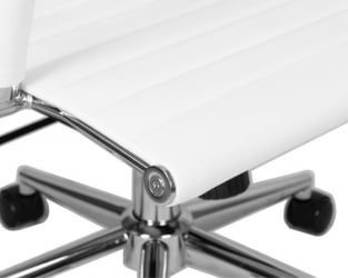 Офисное кресло для руководителей DOBRIN CLARK SIMPLE (белый) 2 шт