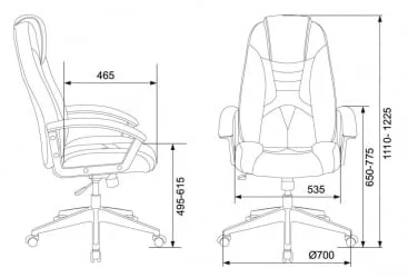 Кресло игровое Зомбие 8 Ред / Zombie Red