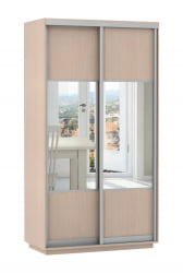 Шкаф-купе двухдверный Экспресс Хит Комби Дуб молочный