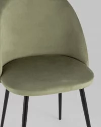 Стул Фолио велюр Пыльно-оливковый