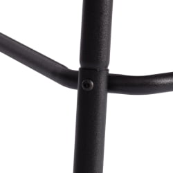 Барный стул Bari/Бари экокожа , черный, 45х56х110 см