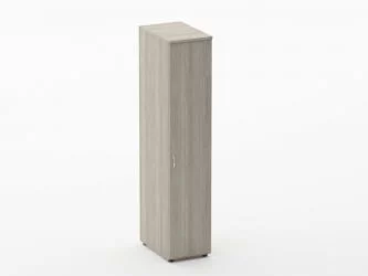 Шкаф для одежды узкий Twin 16.17.30Пр Дуб Сантана светлый