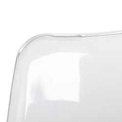 Стул TULIP (mod. 73-1) дерево/пластик/экокожа, 47,5x55x80 см, Прозрачный (Transparent)