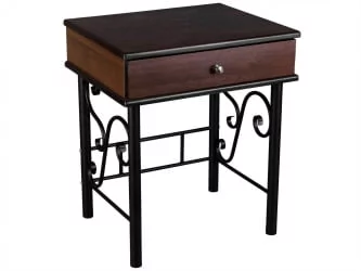 Тумба Сартон 11 Черный Средне-коричневый