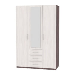 Шкаф распашный R-198х135х60-3-M(ЯАТ-ЯАС)