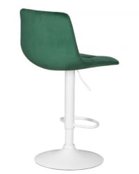 Стул барный DOBRIN TAILOR WHITE (зеленый велюр (MJ9-88)) 2 шт