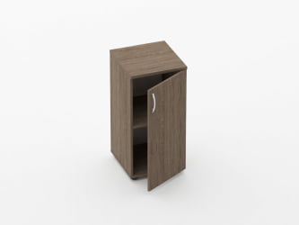 Шкаф низкий закрытый Glassy 6.08.13Пр Дуб Верцаска