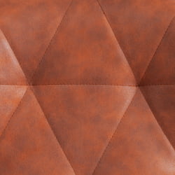 Стул STUTTGART (mod. 74) / 1 шт. в упаковке экокожа/дерево береза/металл, 50 х 47 х 73 см, античный коричневый RH02-13/натуральный