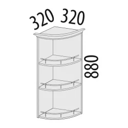 Кухонный шкаф Милана 23.18 Сосна Астрид/Ваниль