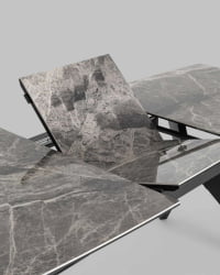 Стол обеденный Аркада раскладной 160-210x90 Керамика темная