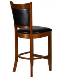 Стул полубарный DOBRIN GARRY COUNTER (шоколад, черный) 2 шт