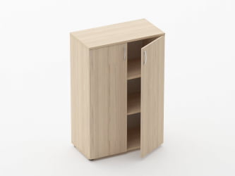 Шкаф средний закрытый Glassy 6.12.131 Бук светлый