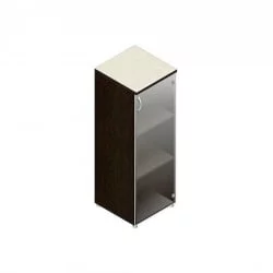 Шкаф для документов с прозрачными стеклами Р.Пс-3СБ дуб молочный