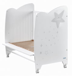 Кроватка для новорожденных Micuna Estela White/Grey