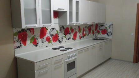 Глянцевый фартук (КОМПОЗИТ) KM 18