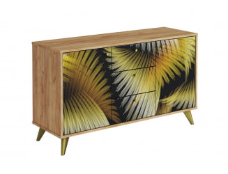 Комод Фьюжн КМ-003 дуб крафт золотой/GOLDEN FOREST