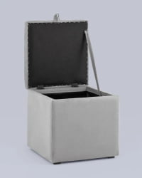 Банкетка Нильсон велюр Серый