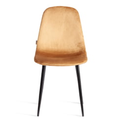 Стул BREEZE (mod. JSC-58) Велюр/металл , 44 х 53 х 86 см, brown (коричневый) HLR12 / черный