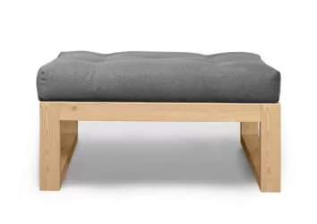 Пуфик Demoku СТ серебристо-серый_натуральный