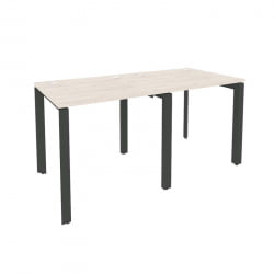 Рабочая станция на П-образном м/к ОНИКС О.МП-РС-2.0.7 Денвер Светлый/Антрацит / ONIX O.MP-RS-2.0.7