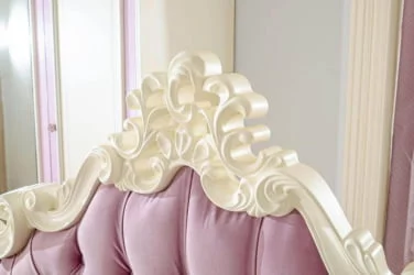 Комплект мебели для спальни Маркиза №6 Алебастр Сиреневый