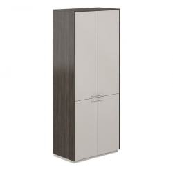 Шкаф высокий Atlas NZ-0321.BT.GS Бренсон Трюфель Серый камень