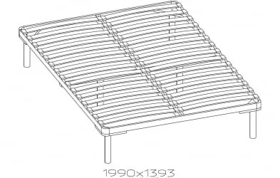 Основание с гибкими ламелями 3.1 (1400) Дерево (спальня)