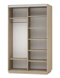 Шкаф-купе двухдверный Экспресс Дуо 1400х2200h Улица/Ясень шимо светлый