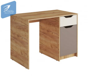 Детский стол RICH СП-001 Миндаль/Глиняный серый/дуб крафт золотой