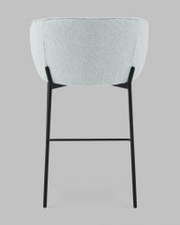 Стул полубарный Тисдейл букле светло-голубой