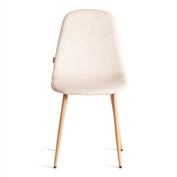 Стул БРЕЕЗЕ (мод. ДЖСC-58) Велюр/металл , 44 х 53 х 86 см, Cреамй (кремовый) ХЛР 5 / натуральный / BREEZE (mod. JSC-58) Creamy HLR