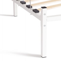 Кровать Marco металл, 90х200см, белый