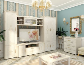 Тумба Венеция 32.03 Сосна Астрид Ваниль