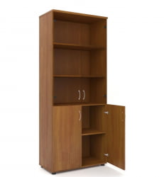 Шкаф для документов со стеклом Р.Ш-2СБ Ясень светлый