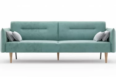 Серый диван из велюра Протей ЛД 309.010.000 Зеленый Светло-серый