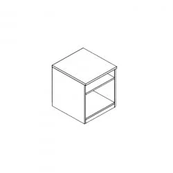 Тумба прикроватная Проспект Гм.ТП-1 дуб