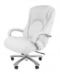 Кресло руководителя Chairman 402 кожа Белый