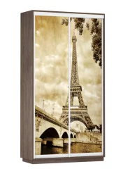 Шкаф-купе двухдверный Экспресс Хит Париж/Венге