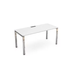 Стол рабочий, прямолинейный GLOSS LINE НСР-П.008.1 Белый Премиум