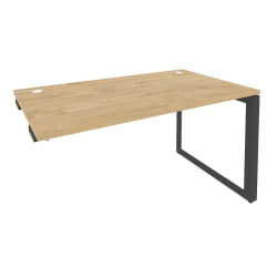 Стол-приставка на О-образном м/к к опорным элементам ONIX O.MO-SPR-3.8 Тиквуд Светлый/Антрацит