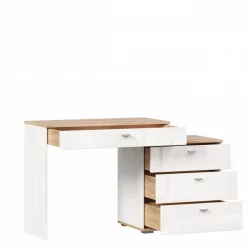 Стол туалетный комбинированный с зеркалом 890 Фиджи 012 Дуб Золотой Белый