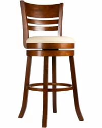 Вращающийся полубарный стул DOBRIN WILLIAM COUNTER Шоколад-кремовый