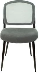 Стулья для кухни Бюрократ KF-8W black Серый 2 шт.