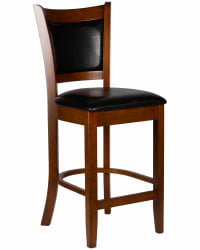 Стул полубарный DOBRIN GARRY COUNTER (шоколад, черный) 2 шт
