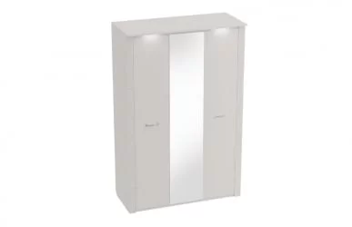 Шкаф 3-дверный Элана №10 Бодега Белая/Сандал матовый Белый