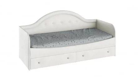 Детская кровать с бортиком Адель тип 1 Крем
