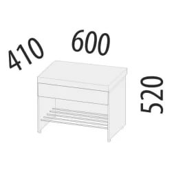 Банкетка Денвер 400.03