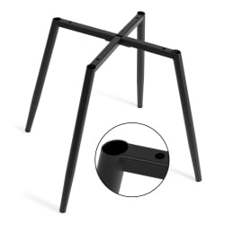 Стул со спинкой La Rousse NEW, ткань рогожка, коричневый/черный, 3М7-147, 45x55x93 см